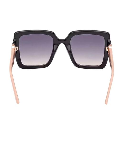 Occhiali Da Sole Squadrati Con Placca Logo di GUESS EYEWEAR in Pink