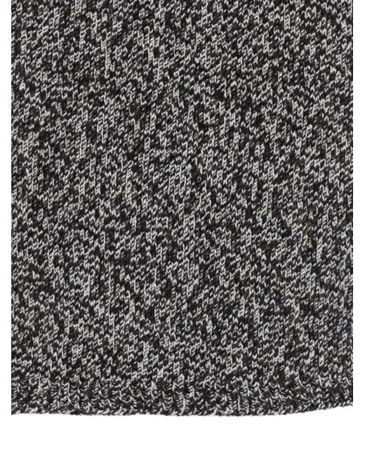 Studio Nicholson Gray Mouline Scarf for men