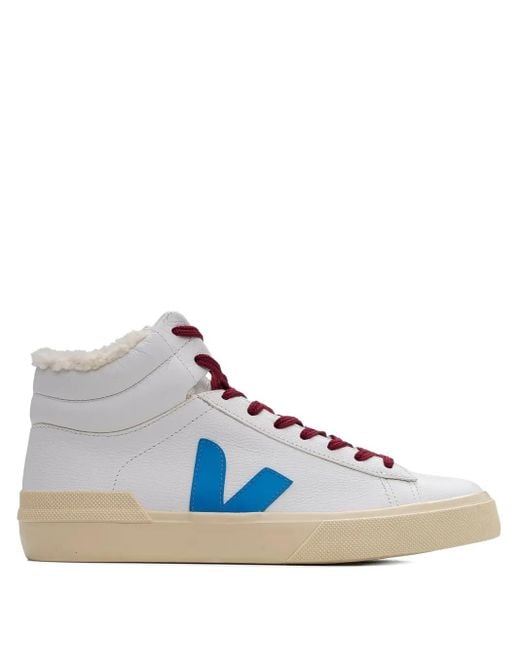 Veja Blue Leather Sneakers