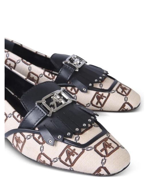 Alberta Ferretti White Pumps Mit Logo-Muster