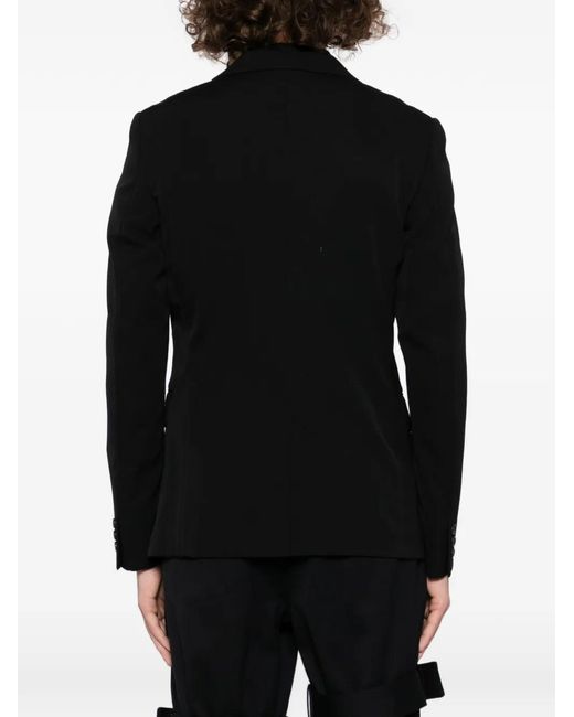 Comme des Garçons Black Single-Breasted Blazer for men