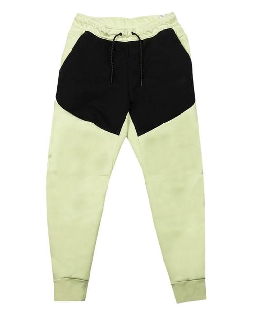 Nike Green Tech Fleece Track Pants for men