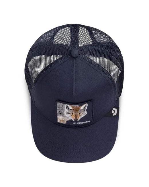 Goorin Bros Blue Mirage Survivor Square-Patch Baseball Cap for men