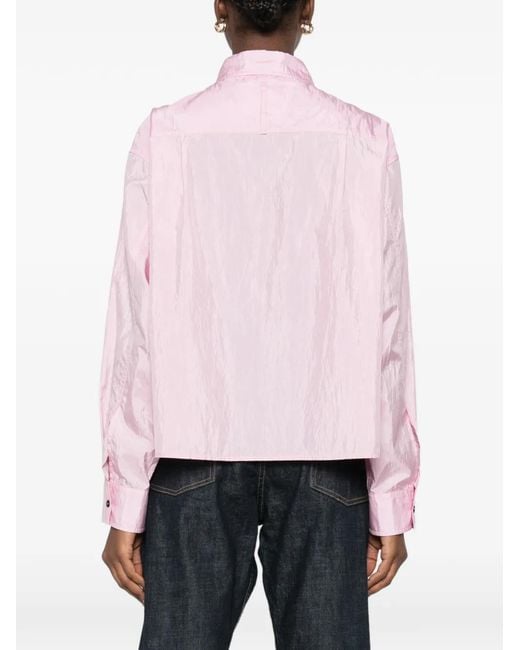 Camisa Con Botones Jil Sander de color Pink