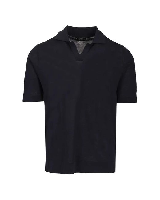 Ballantyne Black V-Neck T-Shirt for men