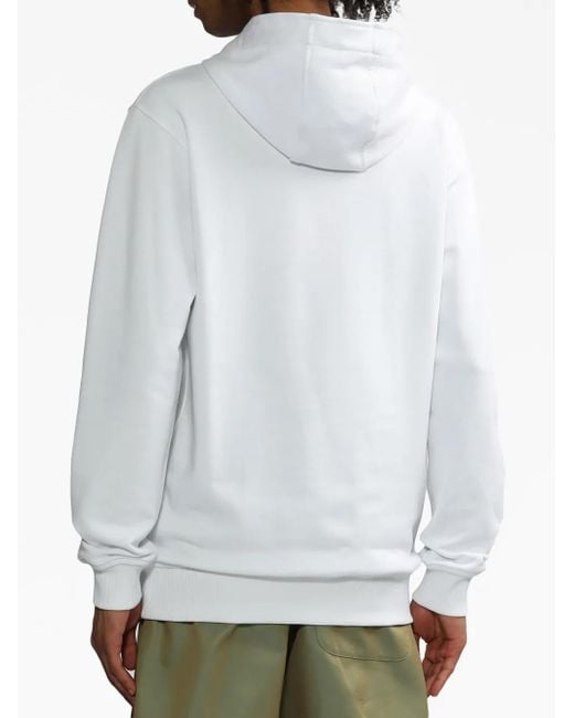 Felpa Con Stampa di Comme des Garçons in White da Uomo