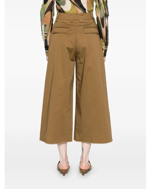 Thelatest Broek Met Geplooid Detail in het Yellow