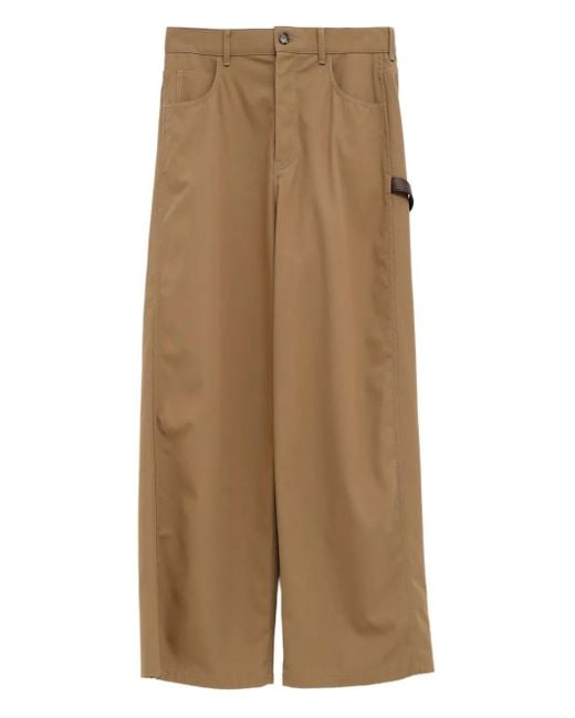 Loewe Broek Met Logopatch in het Natural voor heren