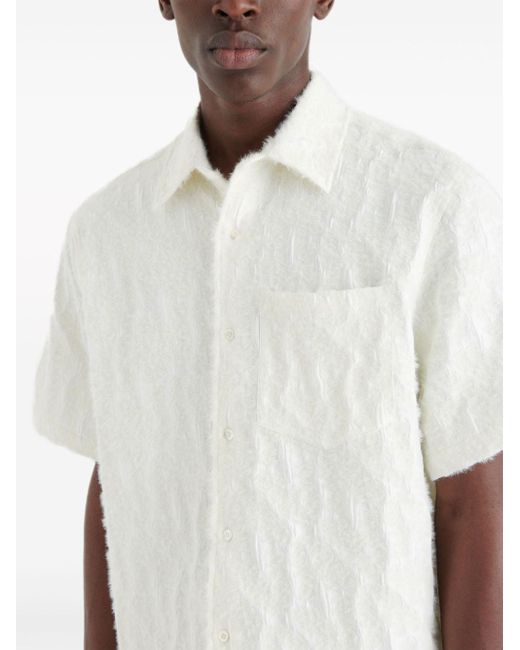Axel Arigato White Wade Bubble Cotton Shirt for men