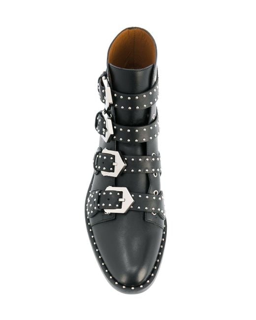 givenchy black studded boots