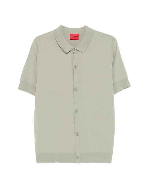 Camisa De Punto Con Botones Boss de hombre de color Multicolor