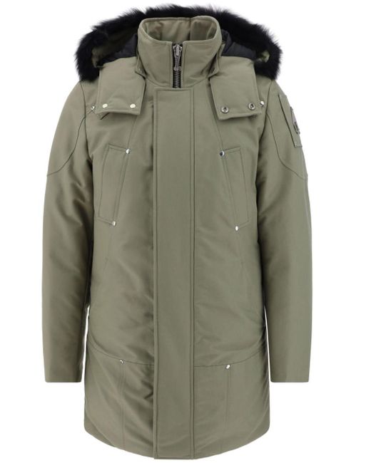 Moose Knuckles Stirling Water Repellent Down Parka With Genuine