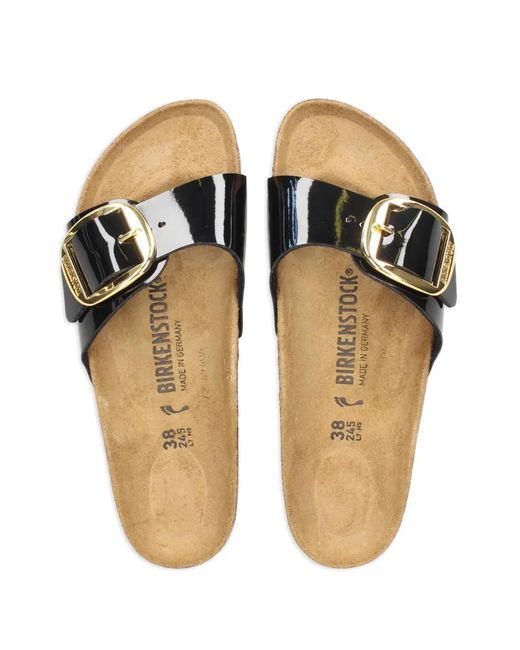 Birkenstock Black Madrid Slides