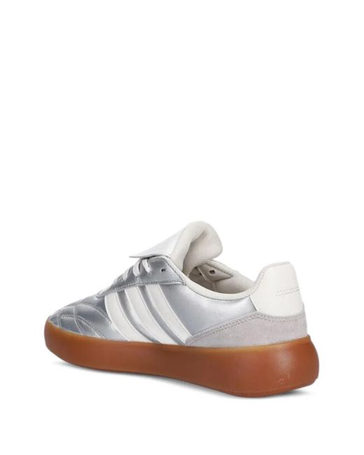 Adidas White Barreda Mundial Three-Stripes Padded Sneakers