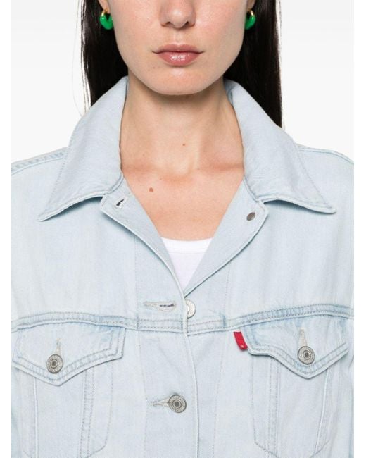 Levi's Blue Featherweight Trucker Clothing