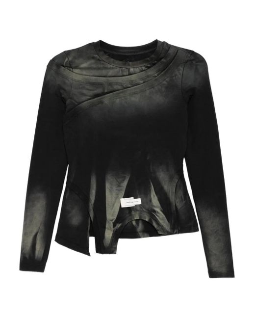 Feng Chen Wang T-Shirt Met Logopatch in het Black voor heren