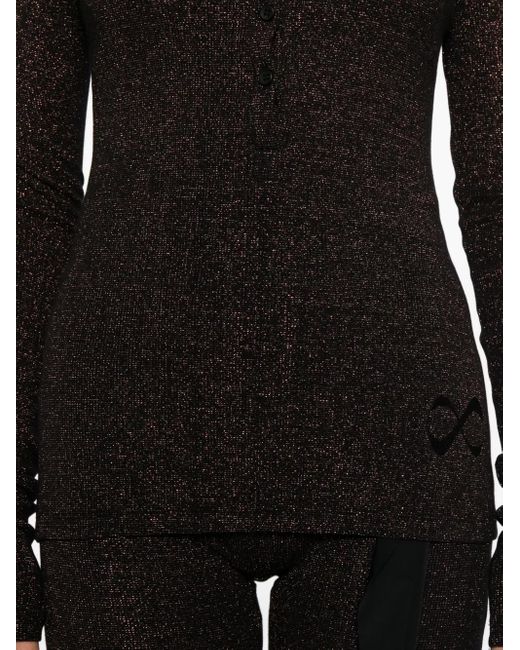 OTTOLINGER Black Ribbed Long-Sleeves Top