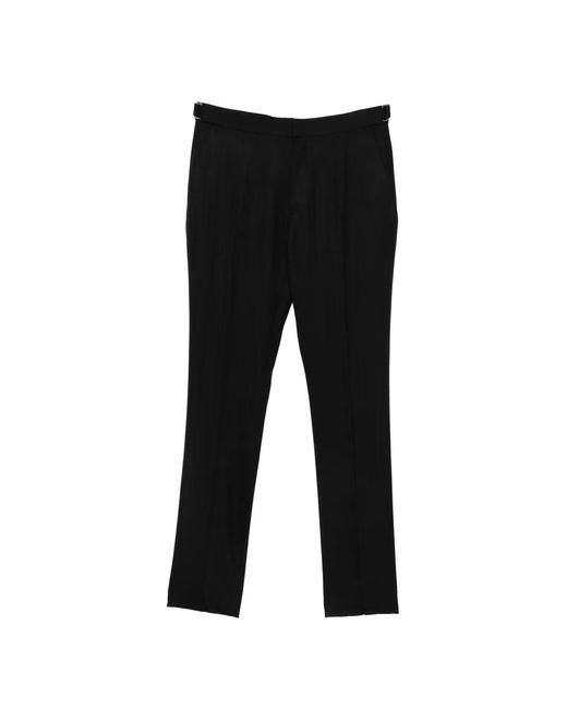 Tom Ford Black Striped Trousers for men