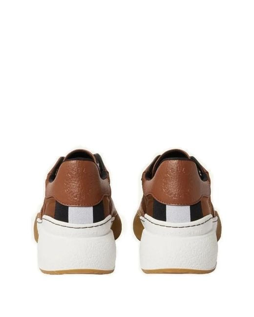 Stella McCartney Brown Loop Panelled Sneakers