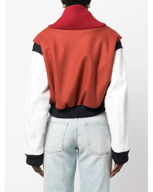 Veste Bomber À Patch Logo DSquared² en coloris Red