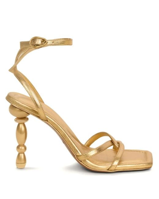 Cult Gaia Metallic Maddie Sandals