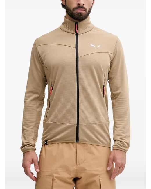 Salewa Natural Textured Zip-Up Jacket for men