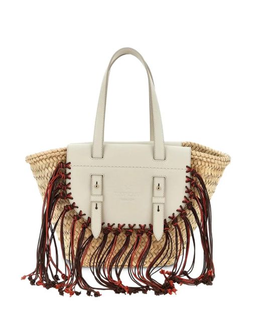 CUBA LAB White Tropicana Tote Bag