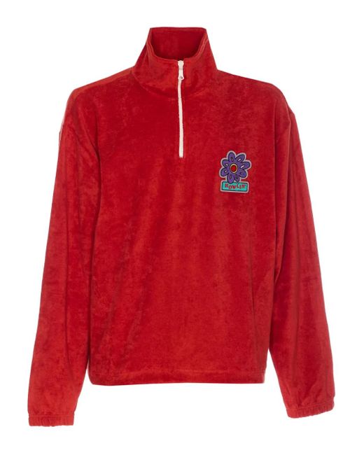 Howlin' By Morrison Pullover mit Stehkragen in Red für Herren