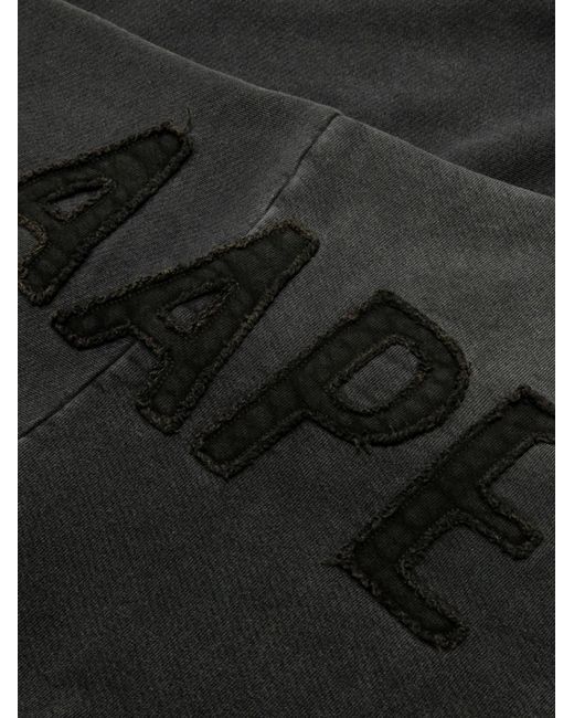 Aape By A Bathing Ape Black Logo-Patch Sweatshirt for men
