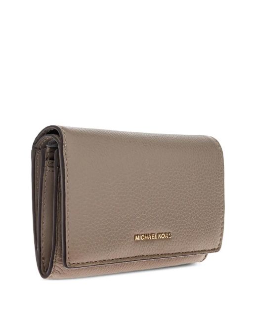 Michael Kors Gray Leather Wallet