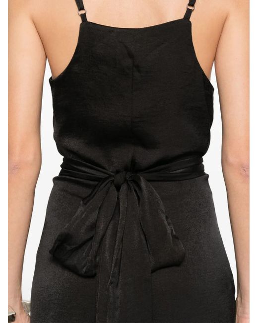 MOUTAKI Black Sleveless Jumpsuit
