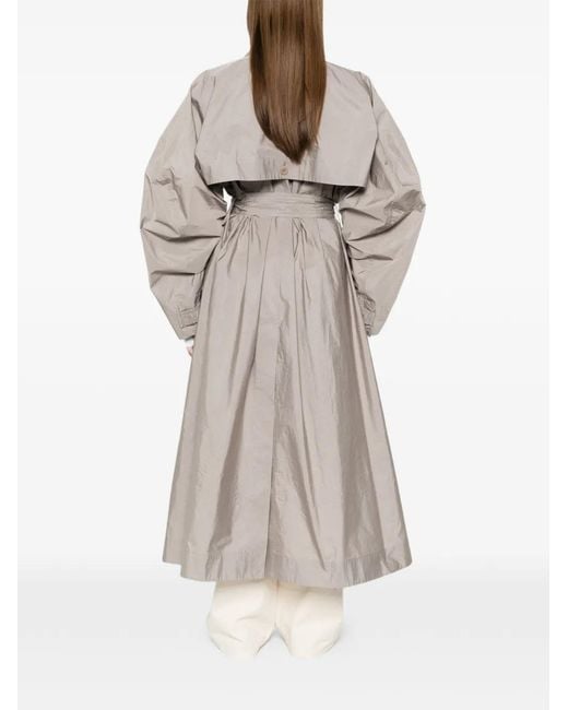 Issey Miyake Gray Belted Coat