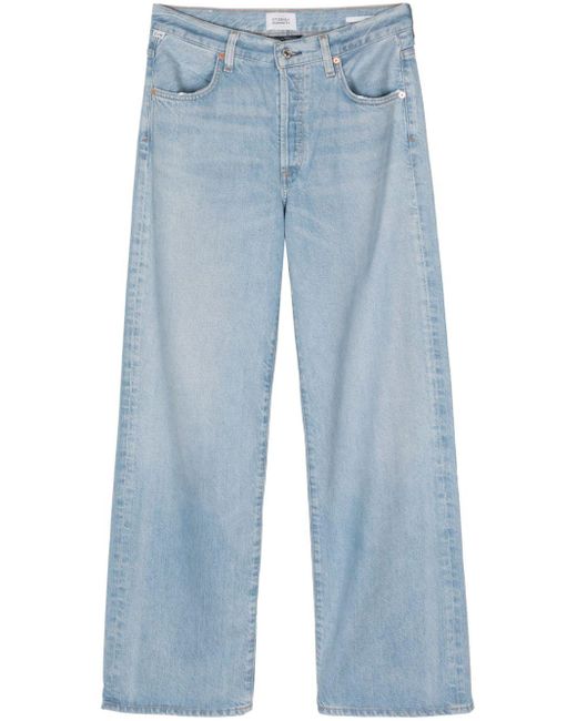 Citizens of Humanity Blue Annina Wide-Leg-Jeans
