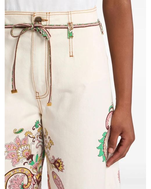 Etro White Flared Jeans