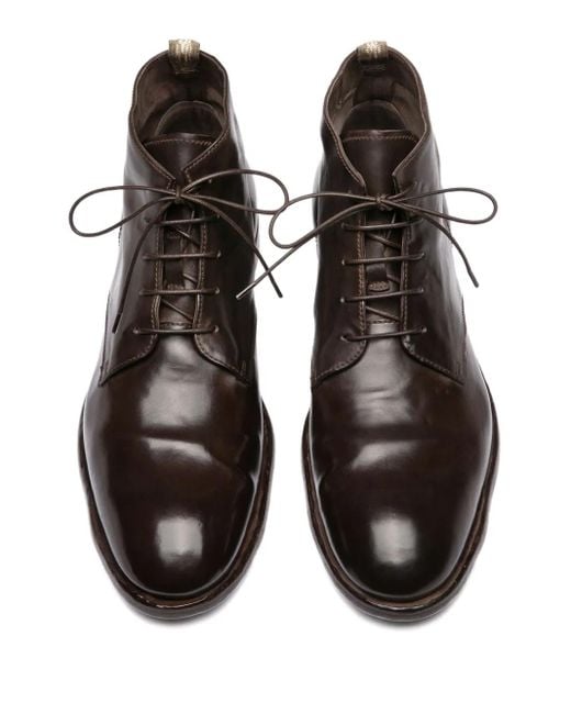 メンズ Officine Creative Sound レザーブーツ Brown