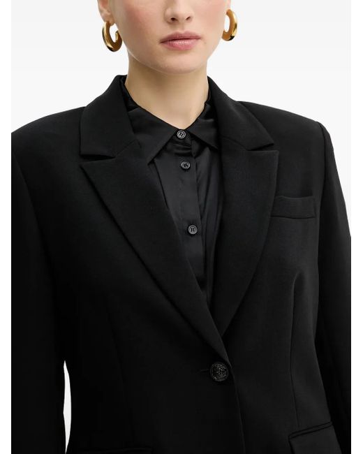 Guess Black Buttoned Blazer