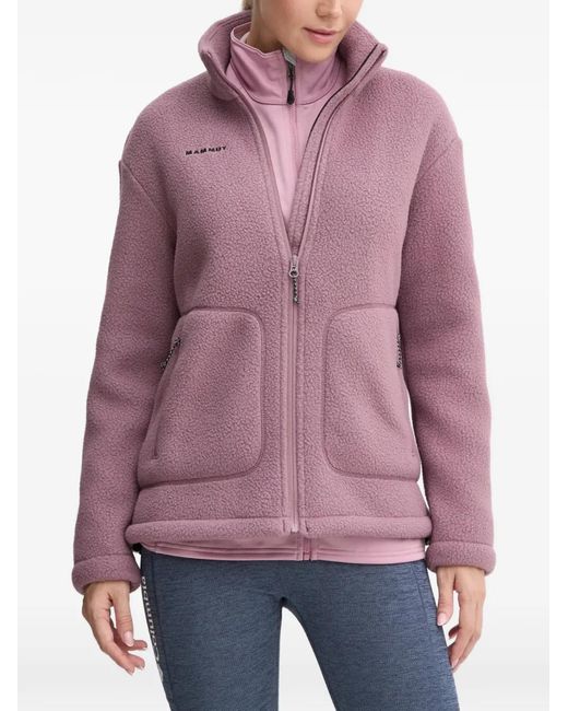 Sudadera Con Logo Bordado Mammut de color Purple