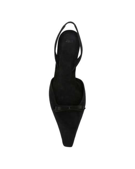 3Juin Black Manny Bow-Detail Mules