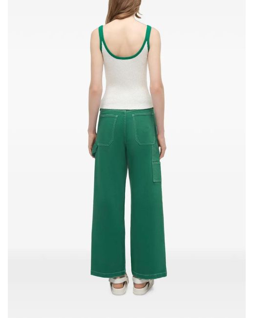 Jonathan Simkhai Green Rayne Knit Tank Top