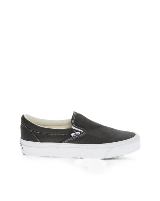 Vans Gray Style 98 Logo-Patch Sneakers