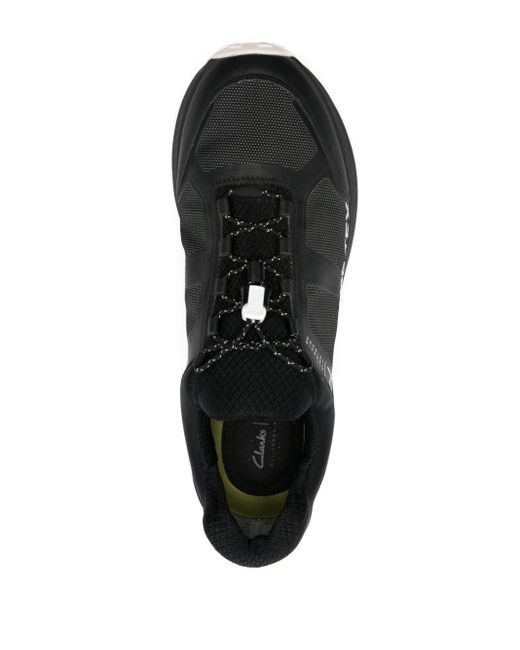 Clarks Black Atl Trail Lo Gtx Panelled-design Sneakers for men