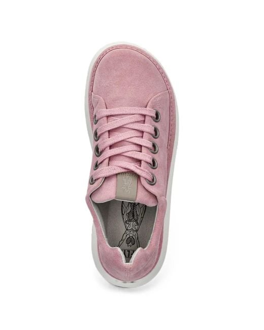 Fly London Pink Suede Sneakers