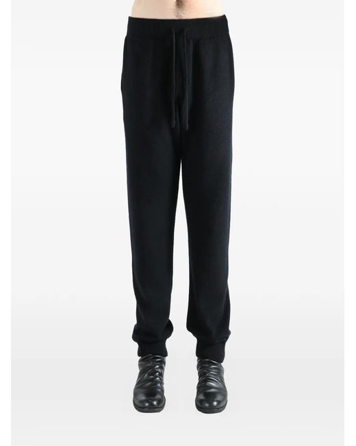 Auralee Gray Drawstring Trousers for men