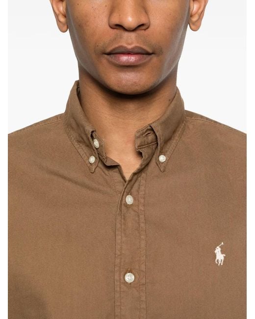 Polo Ralph Lauren Brown Sport Shirt for men