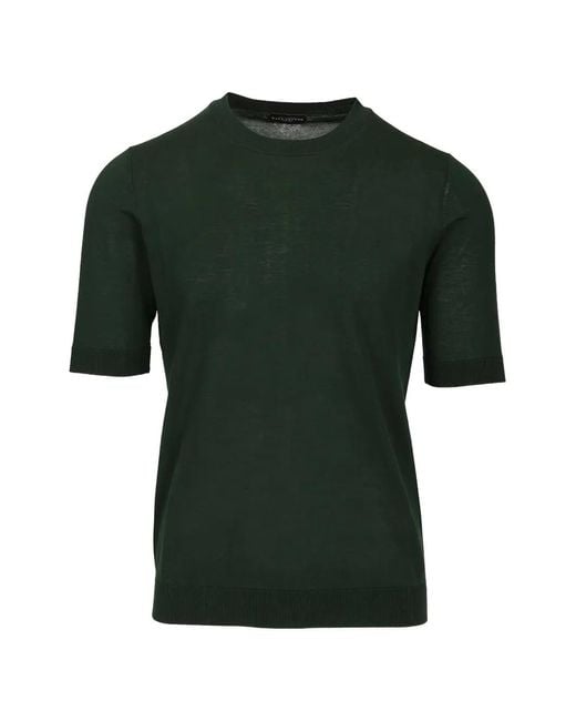 Ballantyne Green Cotton T-Shirt for men