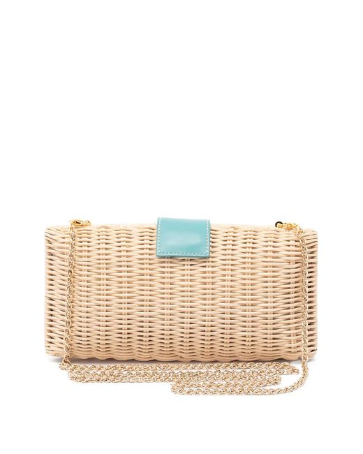 Rodo Natural Chain Clutch Bag