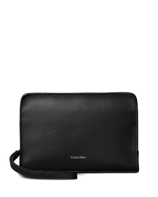 Calvin Klein Black Logo-Detail Wallet for men