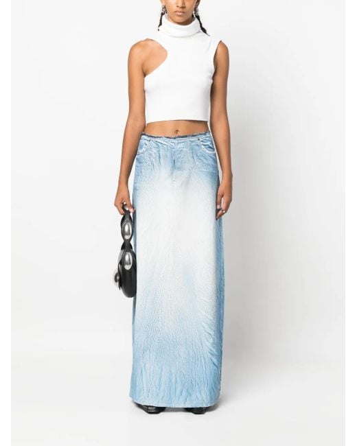 DIESEL Blue Maxi Skirts