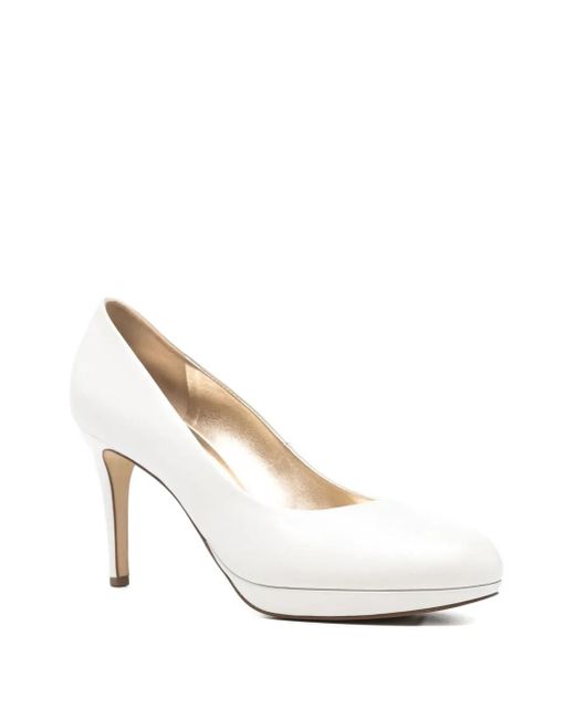 Högl White 80Mm Studio Platform Pumps
