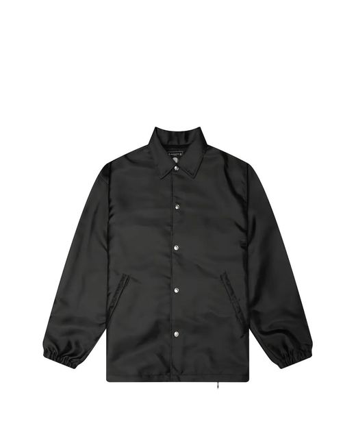Mastermind Japan Black Logo-Print Coach Jacket for men